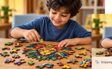 Lion Wooden Puzzle – 50 Unique Shapes