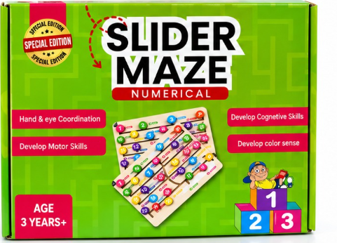Number Sliders – Number Maze Learning Board