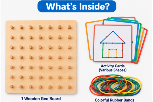Geoboard – Shape & Pattern Learning Board