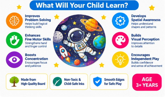 Piece & Play Astronaut Jigsaw Puzzle