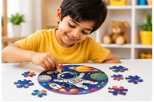 Piece & Play Astronaut Jigsaw Puzzle