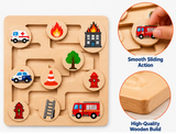 Emergency Slider – Vehicle Maze Activity Board