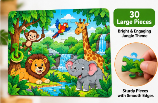 Piece & Play Jungle Jigsaw Puzzle