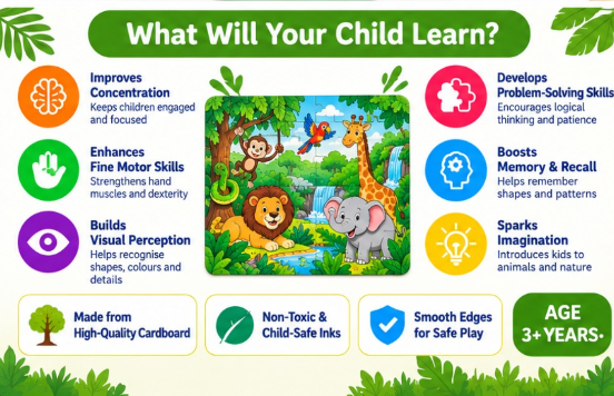 Piece & Play Jungle Jigsaw Puzzle