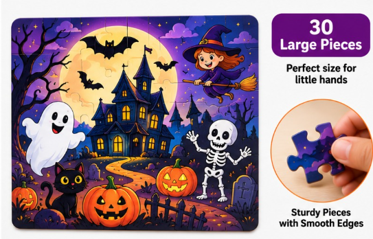 Piece & Play Spooky Jigsaw Puzzle