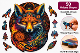 Wolf Wooden Puzzle – 50 Unique Shapes