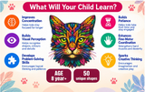Cat Wooden Puzzle – 50 Unique Shapes