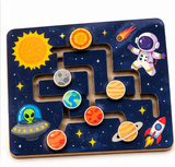 Galaxy Sliders – Space Maze Activity Board