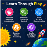 Galaxy Sliders – Space Maze Activity Board