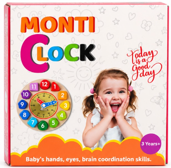 Monti Clock – Shape & Time Learning Activity